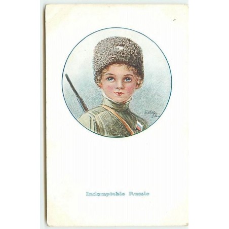 n°13762 - EDY - Indomptable Russie - Enfant habillé en soldat