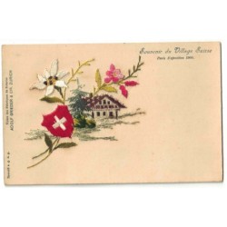 n°30104 - Carte Brodée -...