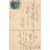 n°30128 - Carte Gaufrée - Nouvel An - Prosit Neujahr - Jeune couple sous une horloge humanisée