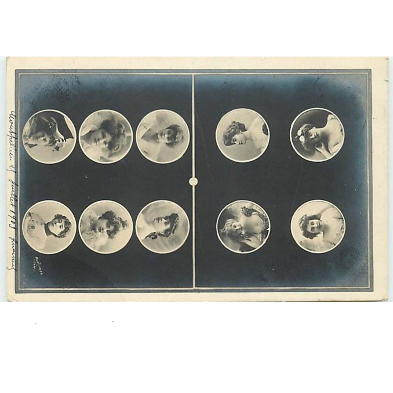 n°13773 - Portrait d'artistes - Reutlinger - Dominos