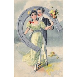 n°30142 - Carte Gaufrée -...