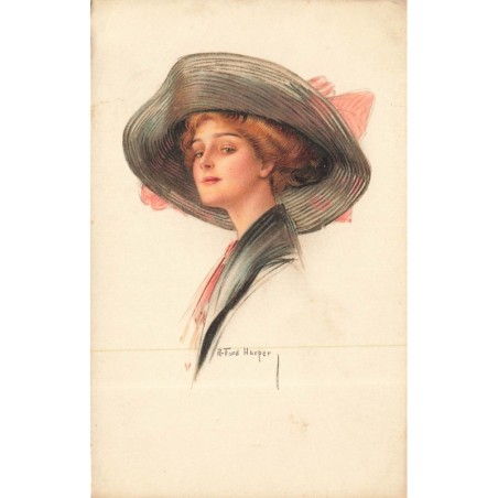 n°30155 - A. Ford Harper - MM Vienne n°846 - Jeune femme portant un chapeau à large bord