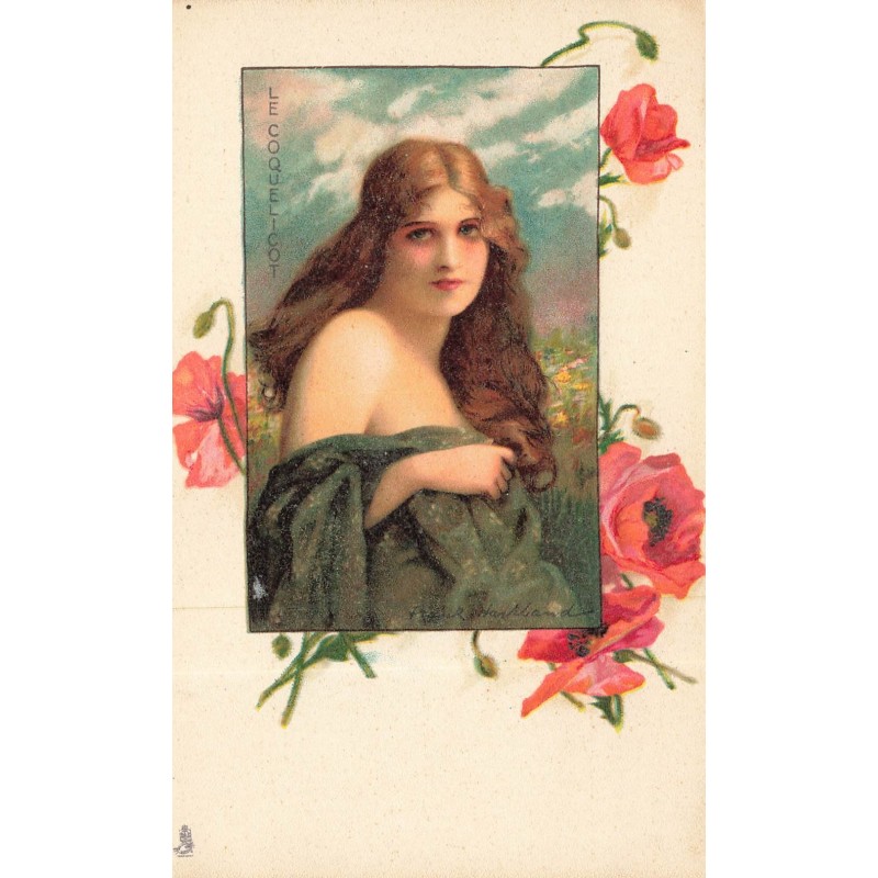 n°30161 - Illustrateur Frank Haviland - Le Coquelicot - Femme