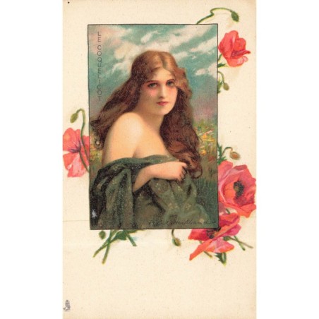 n°30161 - Illustrateur Frank Haviland - Le Coquelicot - Femme