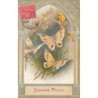 n°30168 - Carte Gaufrée - Joyeuses Pâques - Papillons virevoltant