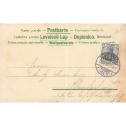 n°30174 - MSIB 12961 - Fröhliche Weihnachten - Anges au milieu de violettes, près d'une église