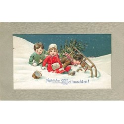 Carte Gaufrée - Frohliche...