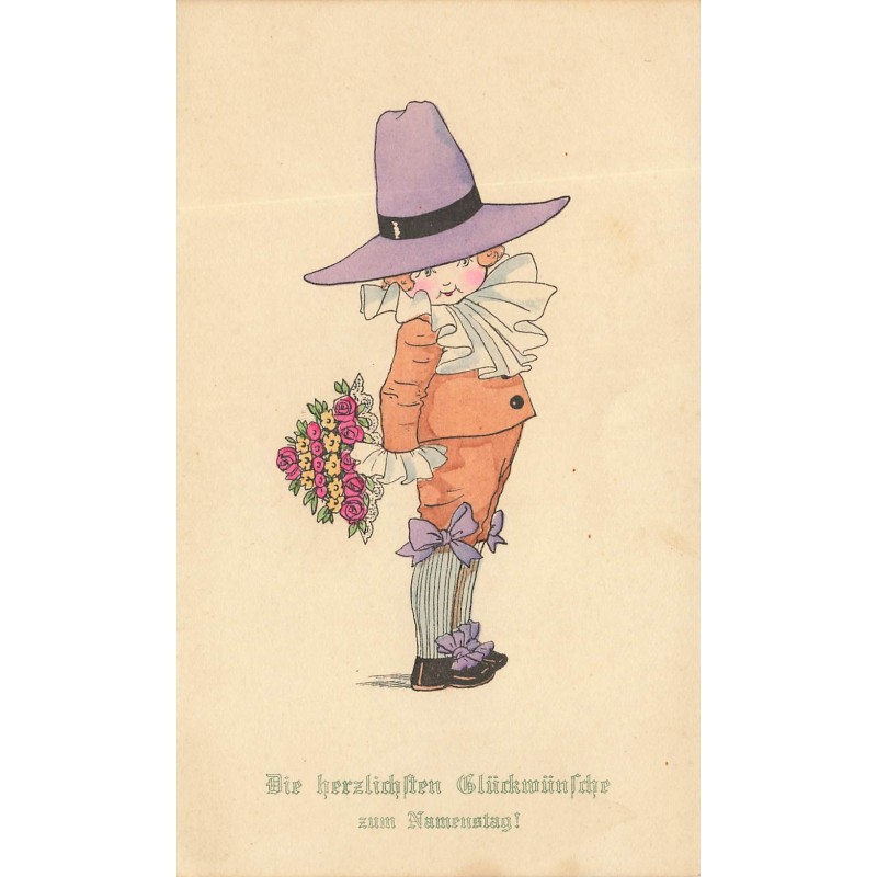 n°30201 - Illustrateur Pauli Ebner - Die herzlichen glückwünsche zum Nameustag - MM Vienne n°1137
