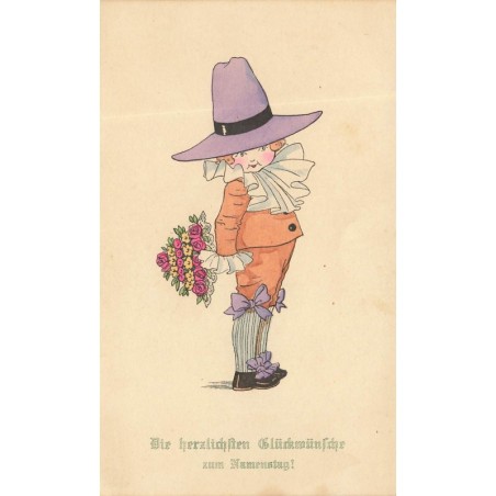 n°30201 - Illustrateur Pauli Ebner - Die herzlichen glückwünsche zum Nameustag - MM Vienne n°1137