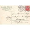 n°30229 - Carte Gaufrée - Nouvel An - Femme portant des seaux remplis de bouteilles de champagne