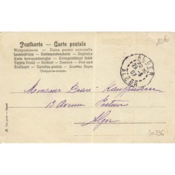 n°30236 - Joyeuses Pâques - Echassiers humanisés habillés avec des coquilles d'oeufs