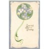 n°30238 - Carte Gaufrée - Art Nouveau - Amitié Sincère - Muguet
