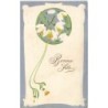 n°30239 - Carte Gaufrée - Art Nouveau - Bonne Fête - Crocus