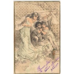 n°30241 - Carte Gaufrée -...