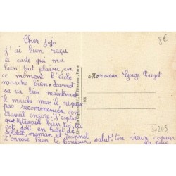 n°30245 - Fantaisie - Chat Habillés - Descendez ! - Chats noir, l'un portant des lunettes