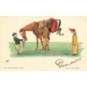 n°30264 - Illustrateur R. Pick - Please , don't - Jockey, course de chevaux
