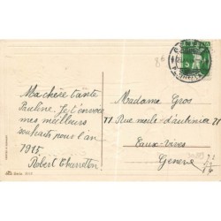 n°30279 - Nouvel An - Bonne Année - Fillettes décorant un bonhomme de neige