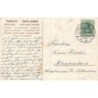 n°30338 - Carte Gaufrée - Nouvel An - Enfants près d'un champignon, entourés de trèfles