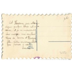 n°30353 - Carte Brodée - Bonne Fête - Moulin à Vent, et Fleurs
