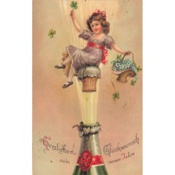 n°30363 - Carte Gauffrée -...