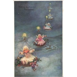 n°30381 - Noël - Anges dans...