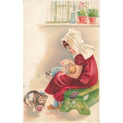 n°30399 - Chat avec une...