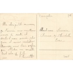 n°30405 - Illustrateur Baumgarten - Bonne Année - Jeune homme portant un bouquet - Moulin à vent