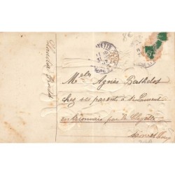 n°30409 - Carte Gaufrée - Bonne Année - Deux enfants se tenant par la main