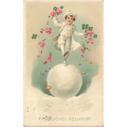 n°30419 - Carte Gaufrée -...