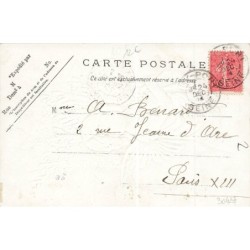 n°30427 - Carte Gaufrée - Joyeux Noël - Ange portant un sapin
