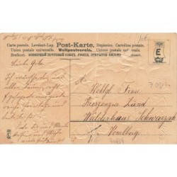 n°30434 - Carte Gaufrée - MSIB 13762 - Fröhliche Weihnachten - Mouton veillant sur un bébé, avec des anges
