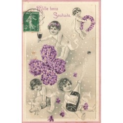 n°30439 - Carte Gaufrée -...