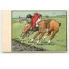 n°13859 - MM Vienne n°204 - Cavalier se retenant au cou de son cheval devant un cour d'eau