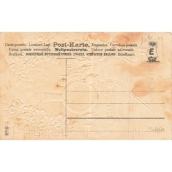 n°30460 - Carte Gaufrée - MSIB 1364 - Bonne Année - Locomotive sortant d'un tunnel