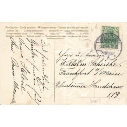 n°30467 - Carte Gaufrée - Nouvel An - Enfants décorant un bonhomme de neige