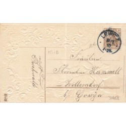 n°30468 - Carte Gaufrée - MSIB 13937 - Nouvel An - Anges effeuillant un éphéméride