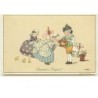 n°13868 - MM Vienne n°651 - P. Ebner - Joyeuses Pâques - Fillettes regardant un lapin dans un panier