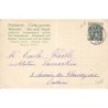 n°30477 - Carte Gaufrée - Clapsaddle - Joyeux Noël - Ange assis sur une étoile posé sur une branche de sapin