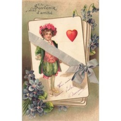 n°30488 - Carte Gaufrée -...