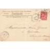 n°30490 - Carte Gaufrée - Fantaisie - Jeune femme se promenant sur le dos d'un âne