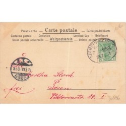 n°30536 - Fantaisie - Clapsaddle - Jeune fille de dos s'éventant