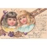 n°30544 - Fantaisie - Portraits de deux fillettes