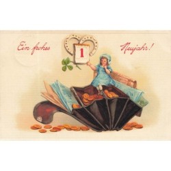 n°30574 - Carte Gaufrée -...