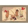 n°30578 - MM Vienne 652 - Glückliches Neujahr - Chiens humanisés sur des skis