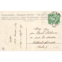 n°30585 - Carte Gaufrée - Nouvel An - Clapsaddle - Deux fillettes portant des tenues de clown