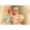 n°30586 - Fantaisie - Stroefer - Deux jeunes filles lisant des lettres