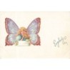 n°30588 - Fantaisie - Jeune fille avec des ailes de papillon