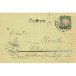 n°30595 - Fantaisie - Herzlichen Gruss - Hommes pris dans une toile d'araignée - Surréalisme