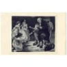 n°30601 - Carte Brodée Tissée Soie - E. Morgan - Enfants jouant à colin maillard