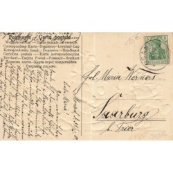 n°30617 - Carte Gaufrée - Fröhliches Neues Jahr - Famille de Bonhommes de neige humanisés